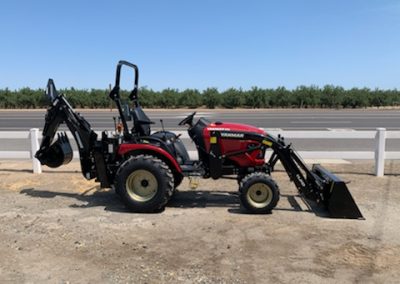 Yanmar Tractor with Backhoe & Bucket attachments