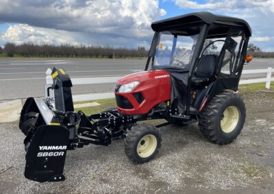 Yanmar with Snow Blower Attachment